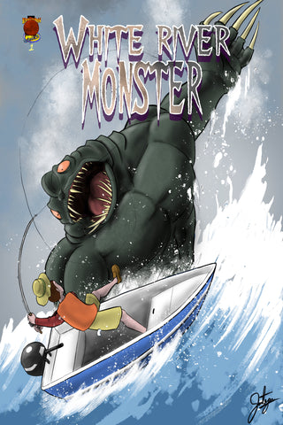 White River Monster issue #2 - cover B by Jonnuel Ortega